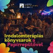 Irodalomterápiás könyvsarok a Papírrepülővel